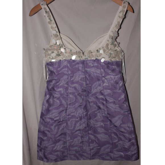 H&M Innovation Embellished Jacquard Weave Sleeveless Mini Dress XS - Picture 16 of 16